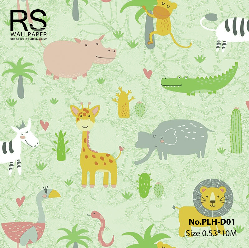 วอลเปเปอร์ ลายการ์ตูนน่ารัก No.PLH-D01