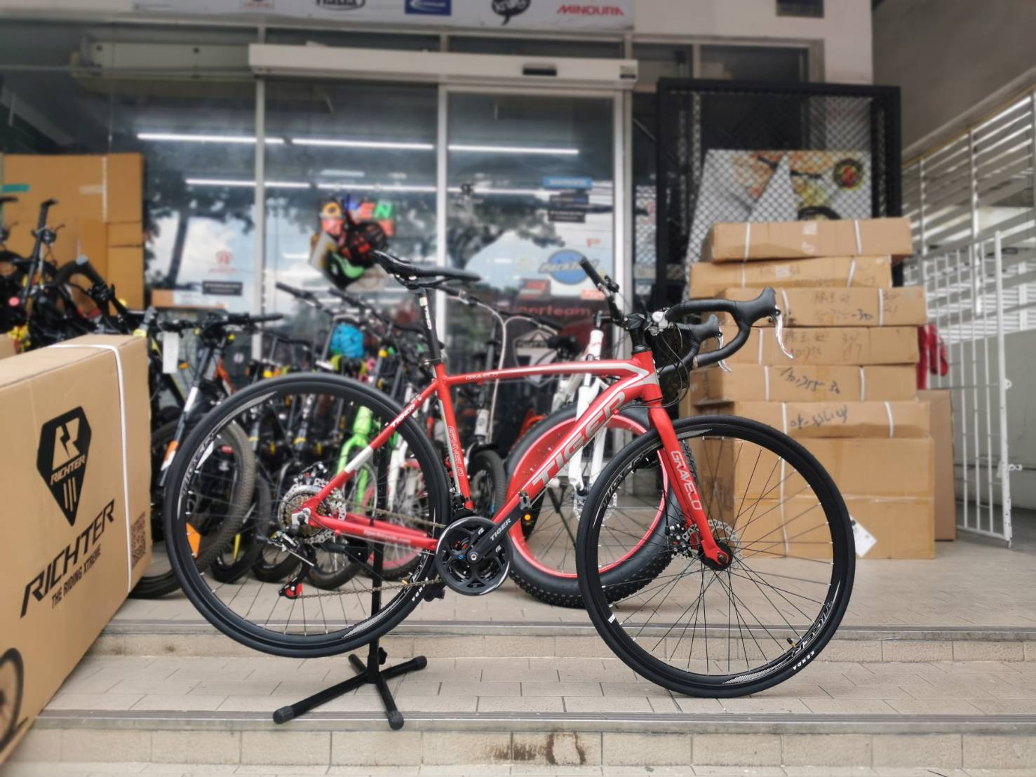 ส่งฟรี จักรยานเสือหมอบ TIGER GRAVELO