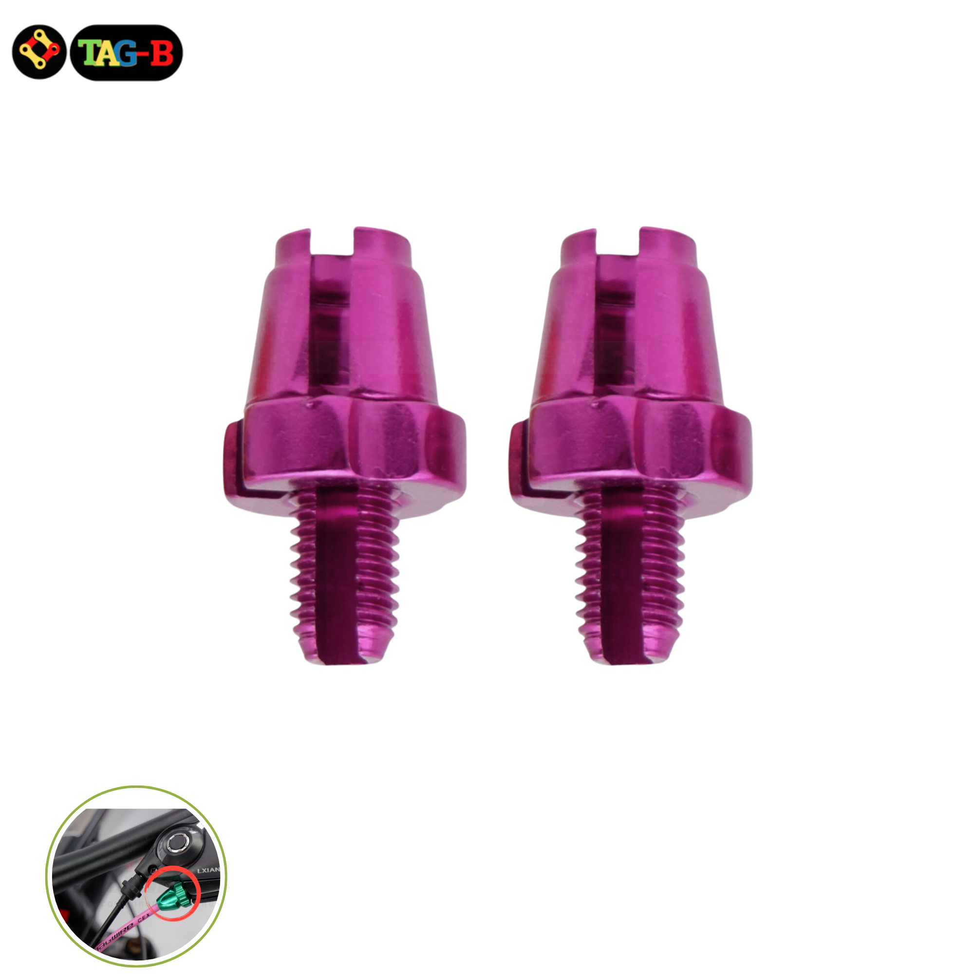 ตัวปรับสายเบรคจักรยานเสือภูเขา PROFAITH ขนาด M7X10mm M10X10mm