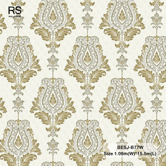 วอลเปเปอร์ลายหลุยส์คลาสสิค BESJ-B77W