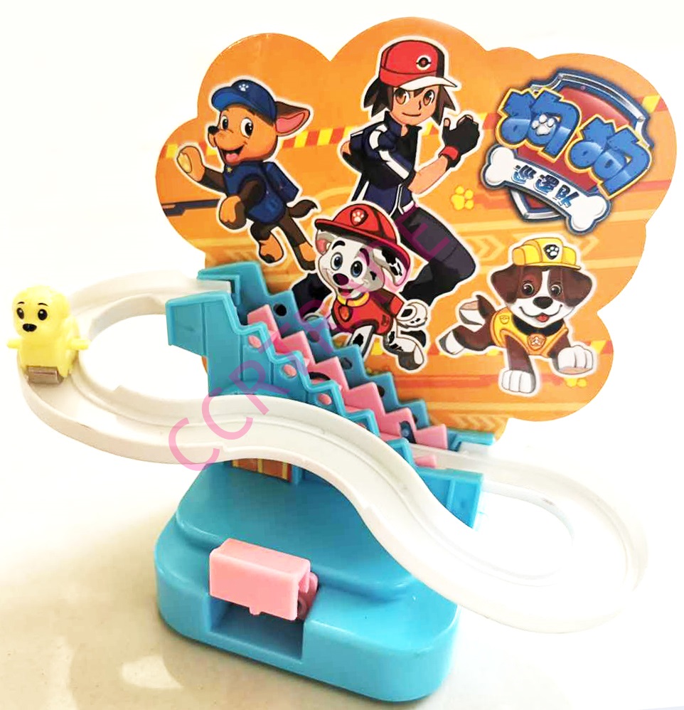 หมาน้อยไต่บันไดสีหวานถาด 14.5 ซม.