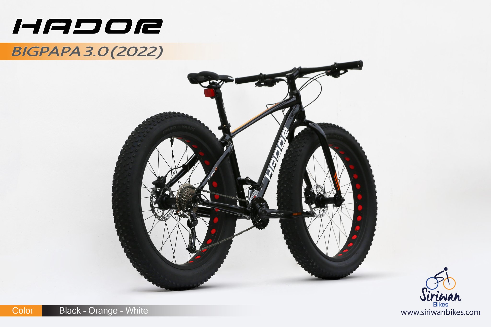 HADOR : BIG PAPA 3.0 จักรยานล้อโต 26นิ้ว 18สปีด เฟรมอลู ดิสน้ำมัน
