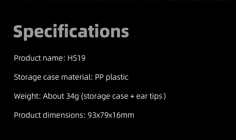 ขาย FiiO HS19 เซ็ตจุกหูฟัง 12 คู่ ที่มีสไตล์ที่แตกต่างกันถึง 5 รูปแบบ