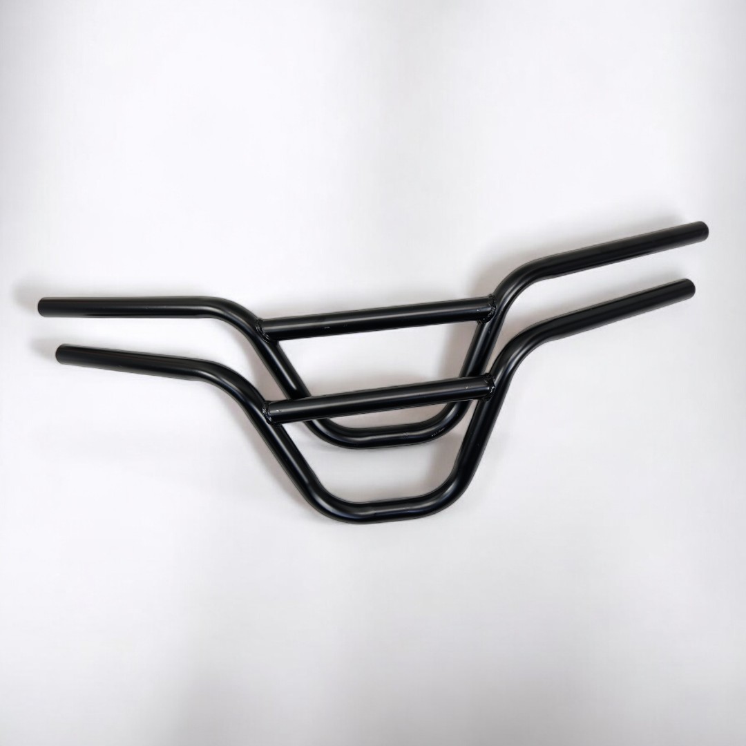 แฮนด์จักรยาน BMX คาดตรง ชุบดำ | ความยาว 680 / 720 มม. | เหล็กชุบแข็งแรง