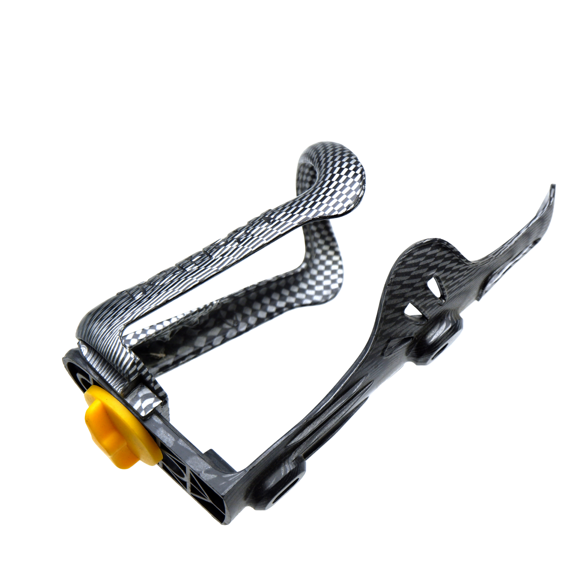 ขาขวดน้ำจักรยานปรับระดับลายคาร์บอน เคฟล่า