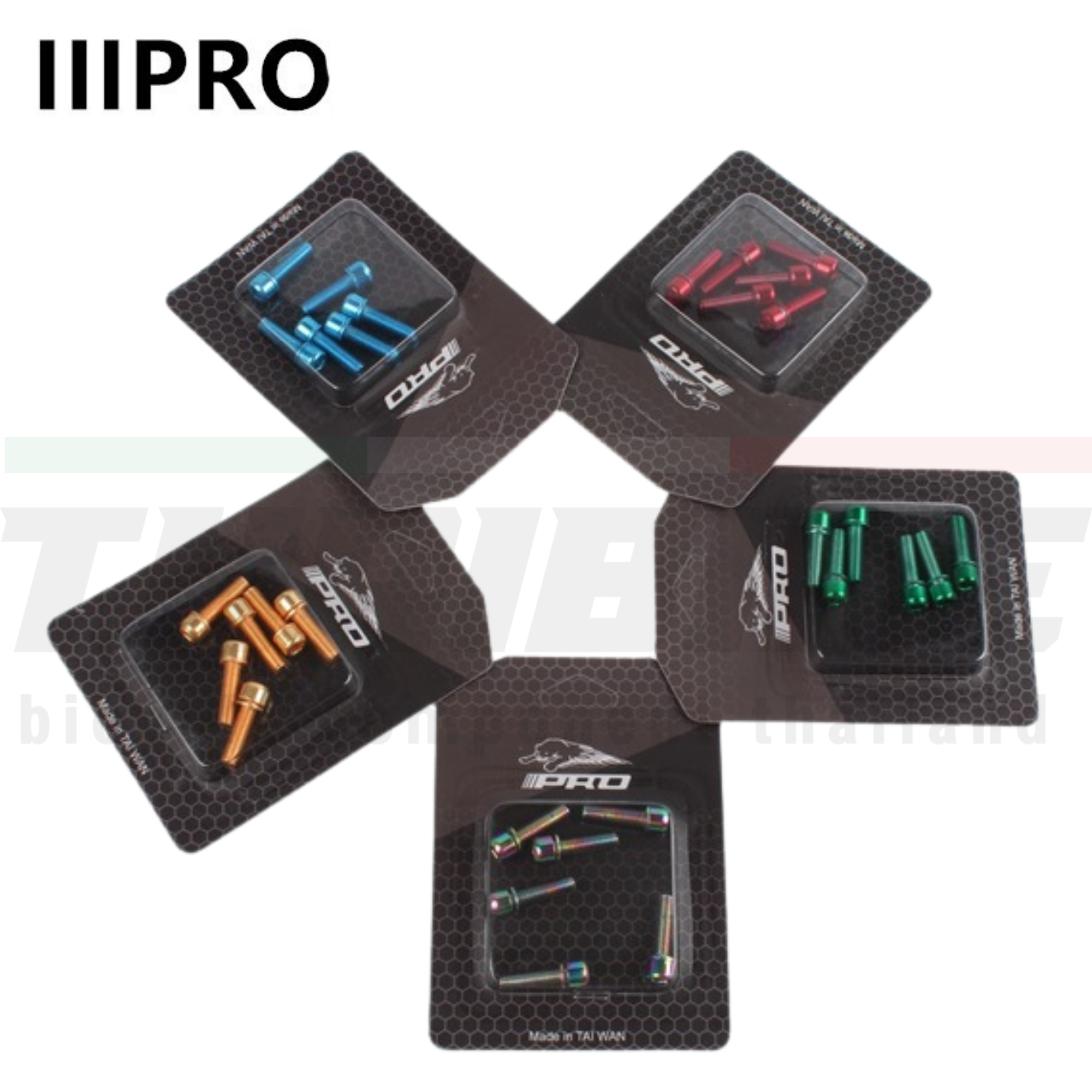 น็อตสแตนเลส ติดสเต็มจักรยาน ยี่ห้อ PRO