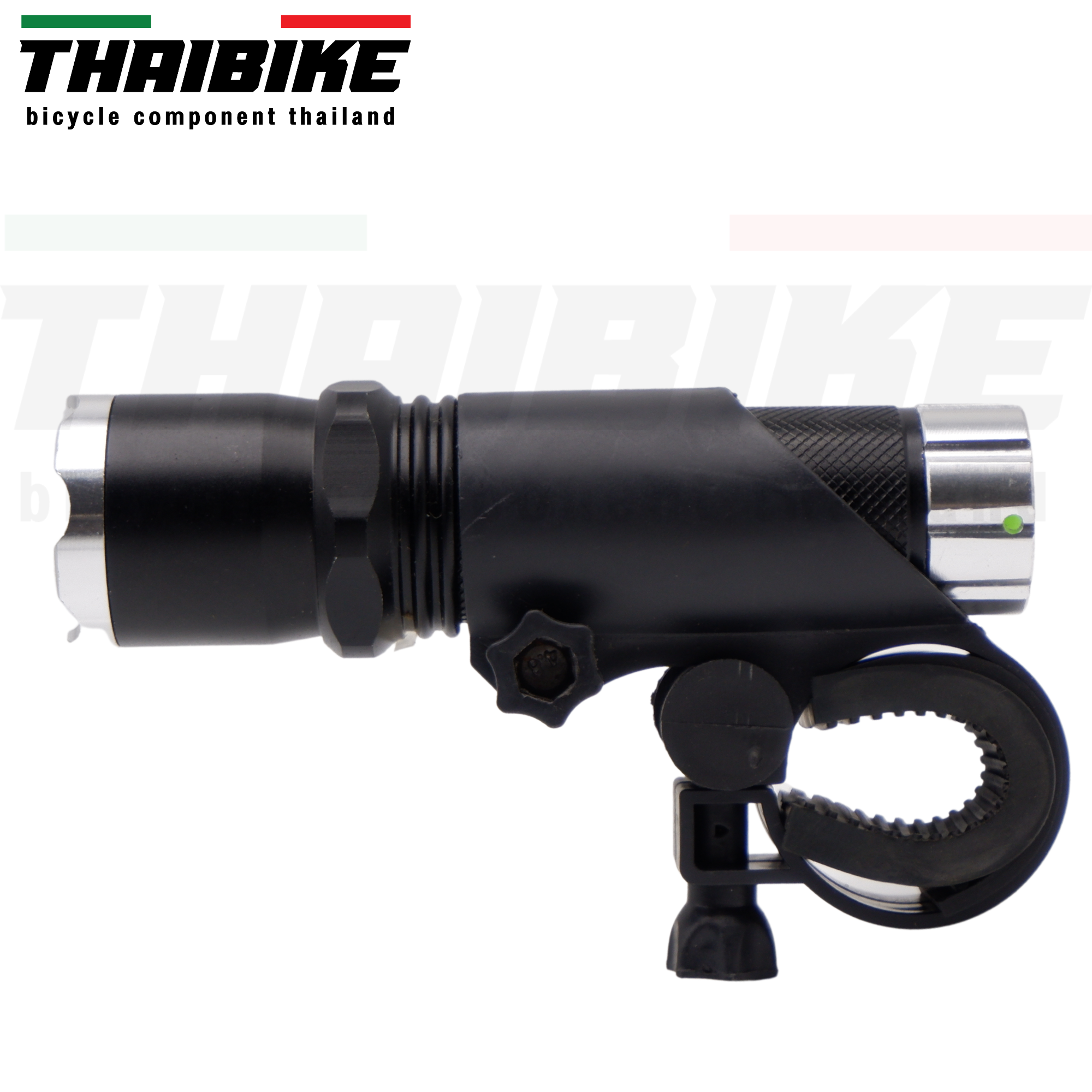 ไฟฉายติดจักรยานพร้อมจับแฮนด์ ความสว่างสูง ซูมได้