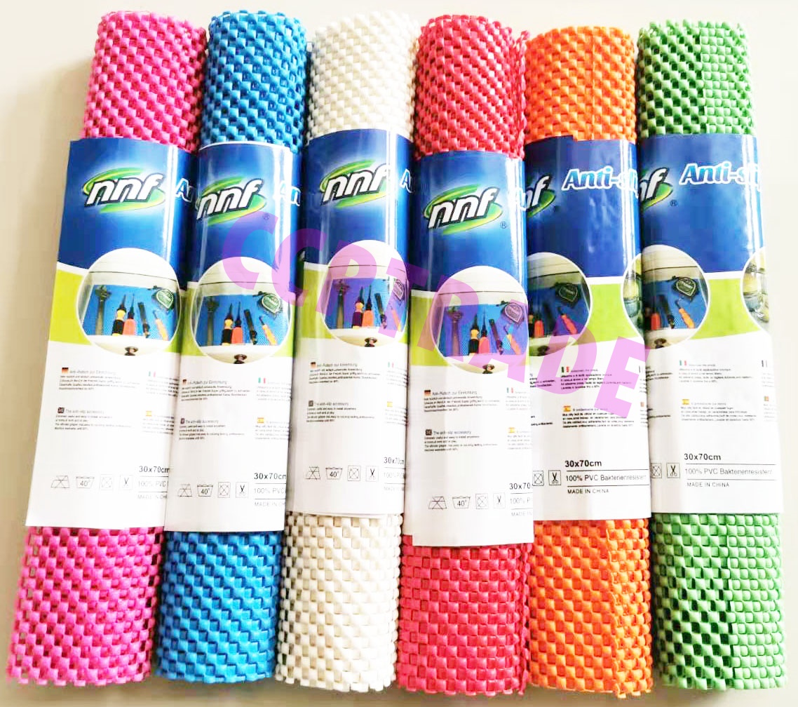 แผ่นกันลื่นขนาด 30x70 ซม.คละสี