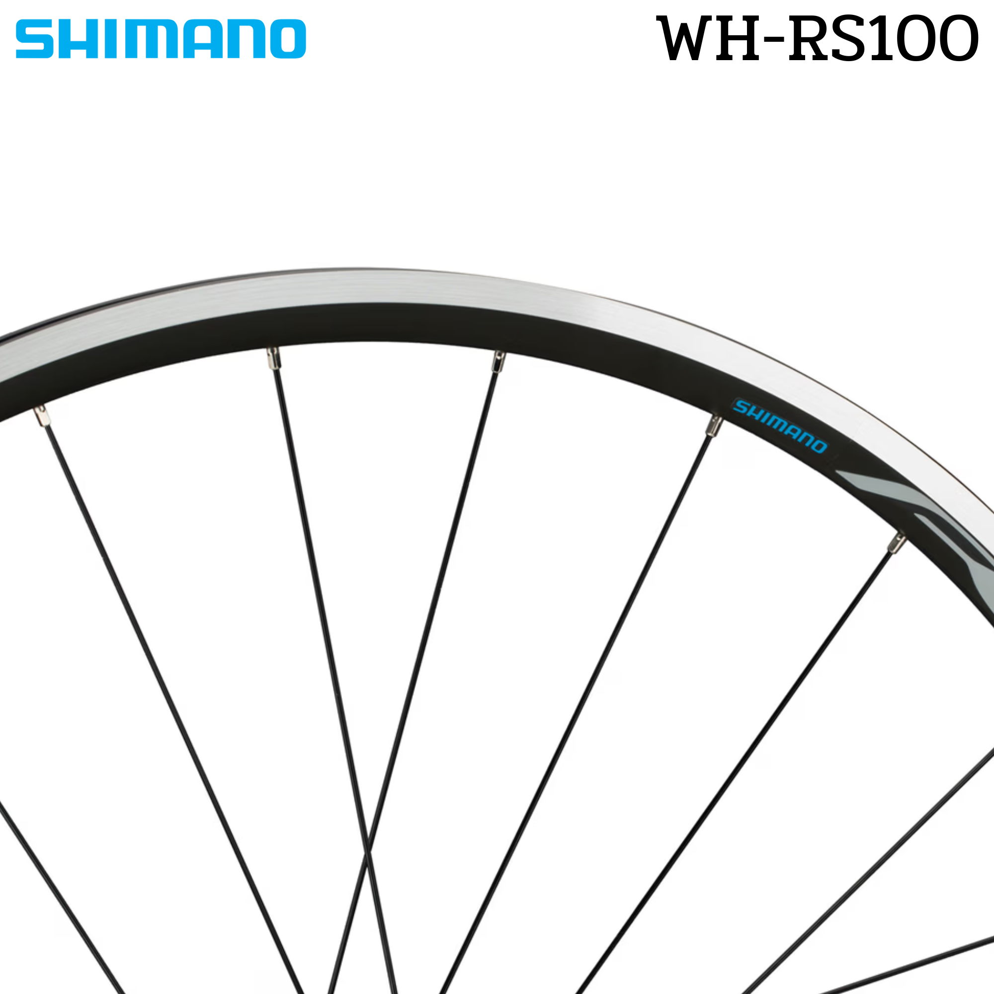 วงล้อชุด SHIMANO 700C WHRS100 ALLOY F/R 20/24H, 10/11-SPEED