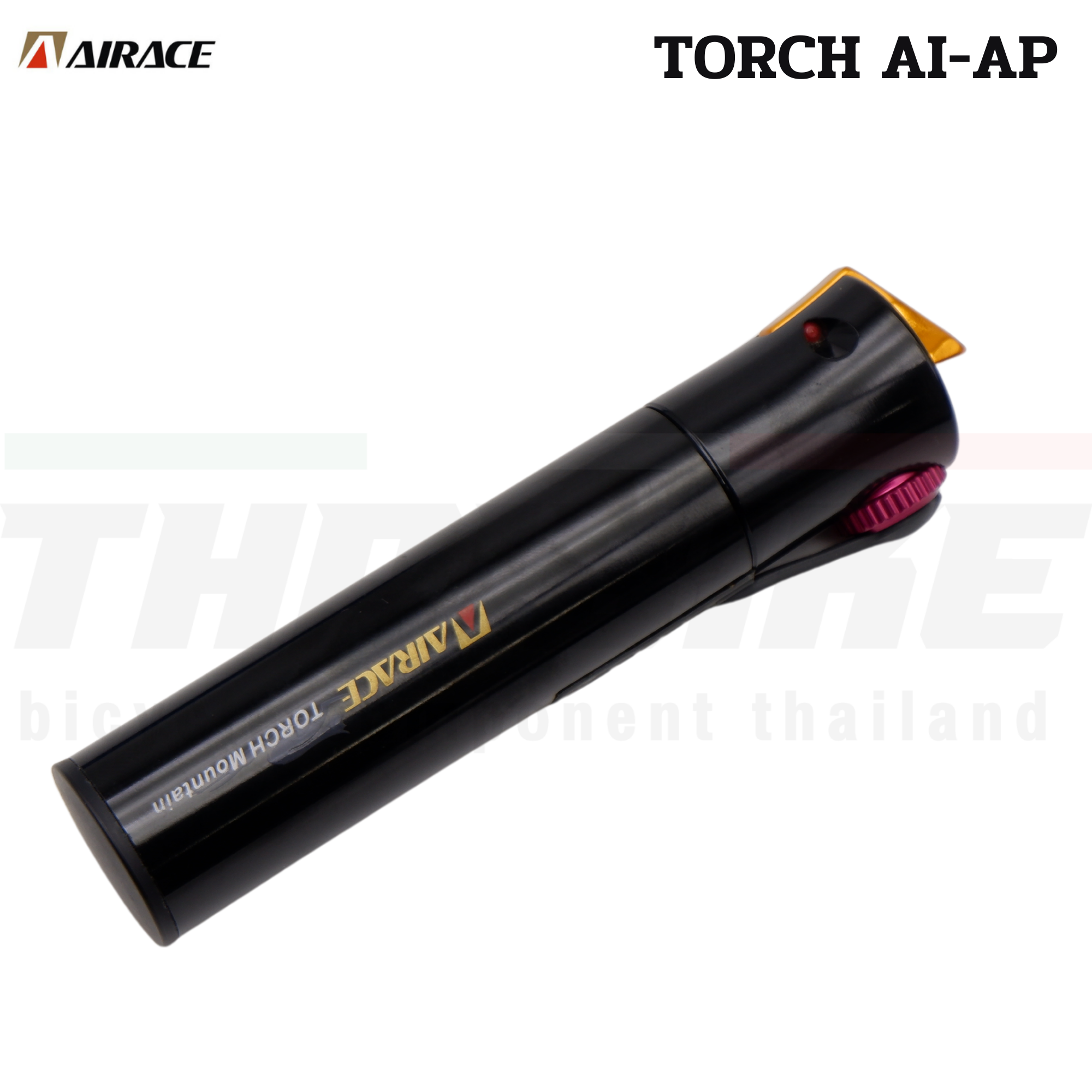 สูบจักรยานแบบพกพา AIRACE TORCH AI-AP ขนาดเล็ก 5 นิ้ว 100 psi (7 bar).