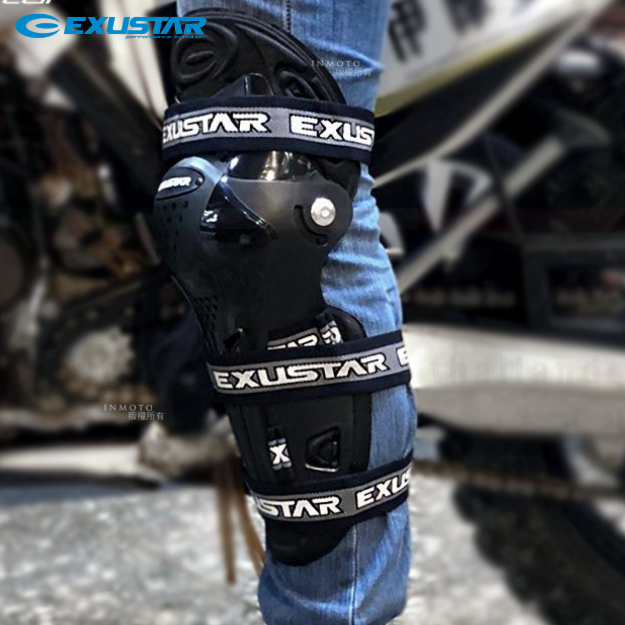สนับเข่า และสนับแขน จักรยาน EXUSTAR e-mph201 E-MPK302