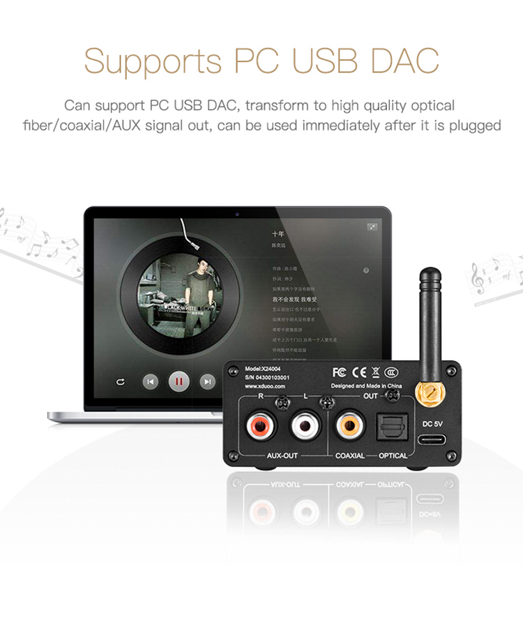 ขาย xDuoo XQ-50 PRO 2 DAC AMP ตั้งโต๊ะ เปลี่ยนลำโพงของคุณ ให้รองรับ Bluetooth 5.1 รองรับ APTX HD , LDAC