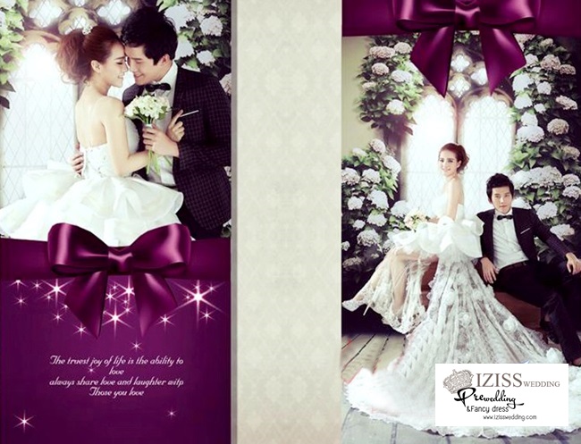 PW061 - **พร้อมส่งค่ะ** ชุดคู่ถ่ายพรีเวดดิ้ง (prewedding dress) & ชุดแต่งงานแฟนซี (Fancy wedding dress)ชายหญิง "ธีมสีขาว-ดำ"