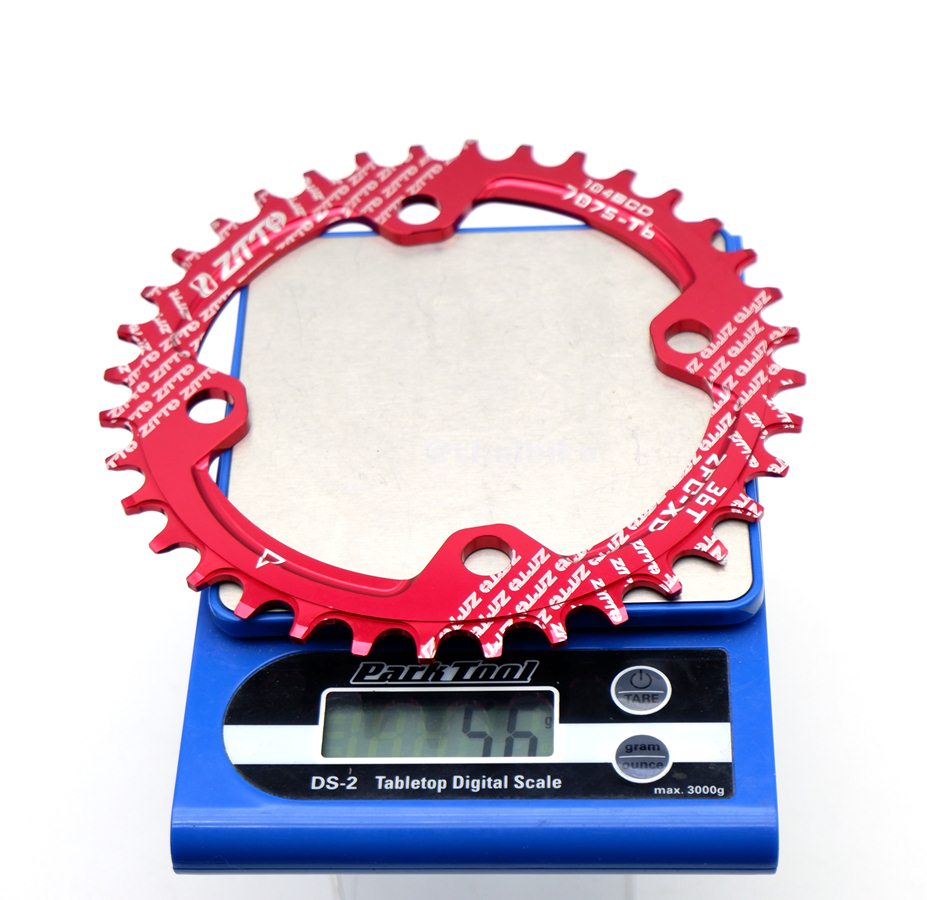 ใบจานจักรยานเสือภูเขาแบบชั้นเดียว ZTTO 104BCD 32/34/36T Chainring Crankset