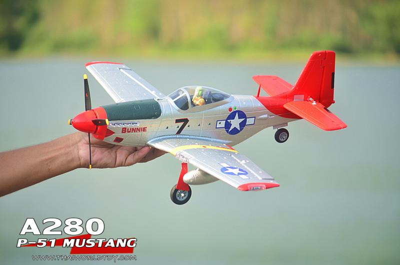 XK A280 RC P51 Mustang Fighter (RTF)