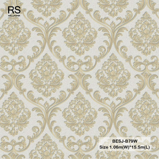 วอลเปเปอร์ลายหลุยส์คลาสสิคสลับลายทาง BESJ-B79W