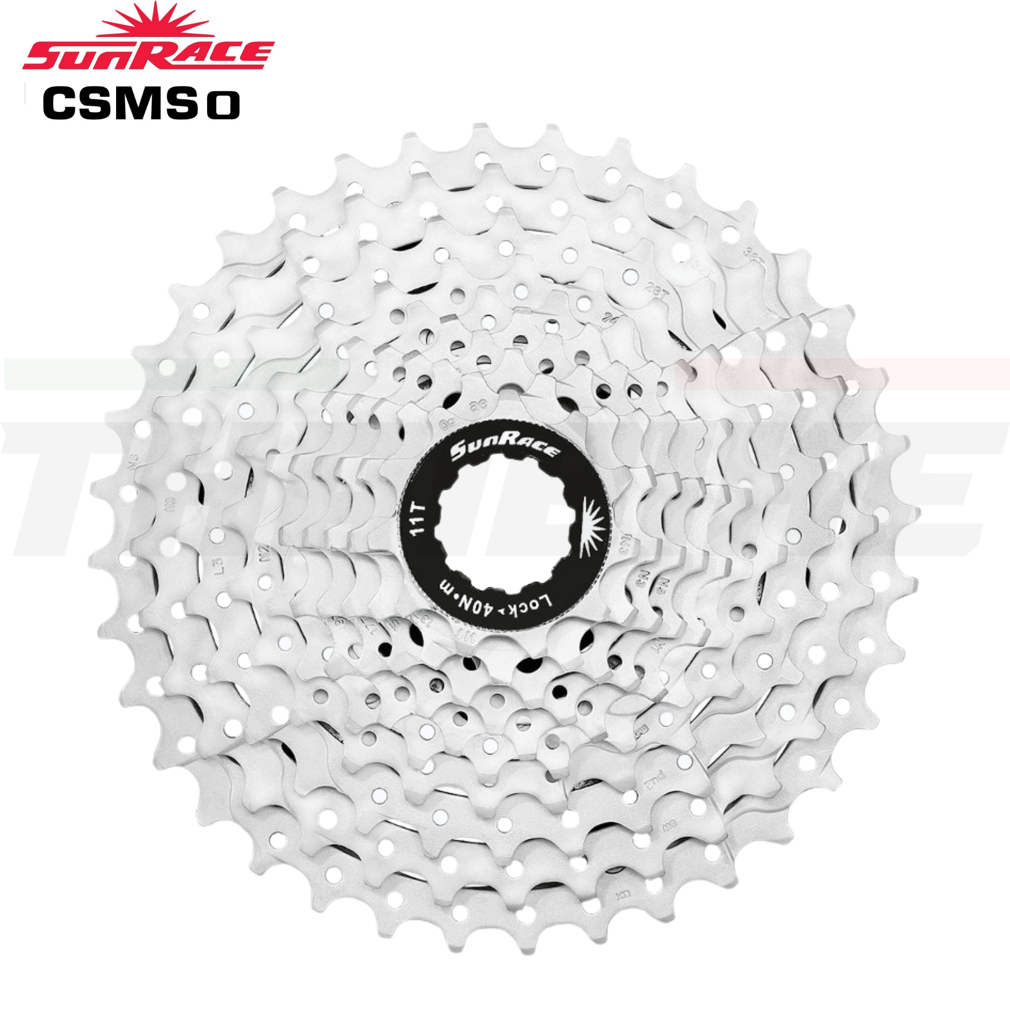 เฟืองจักรยาน SUNRACE 10 SPD รุ่น CSMS0 ขนาด 11-36T