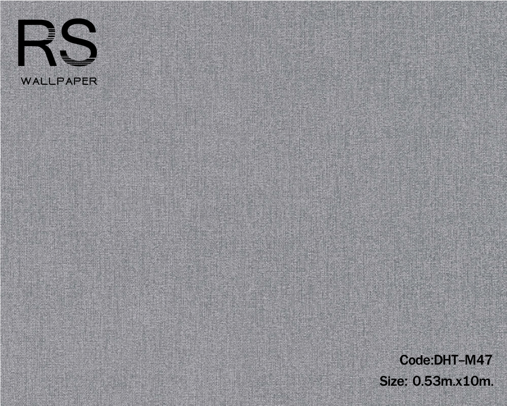 วอลเปเปอร์ ลายผ้า สีเทาเข้ม DHT-M47