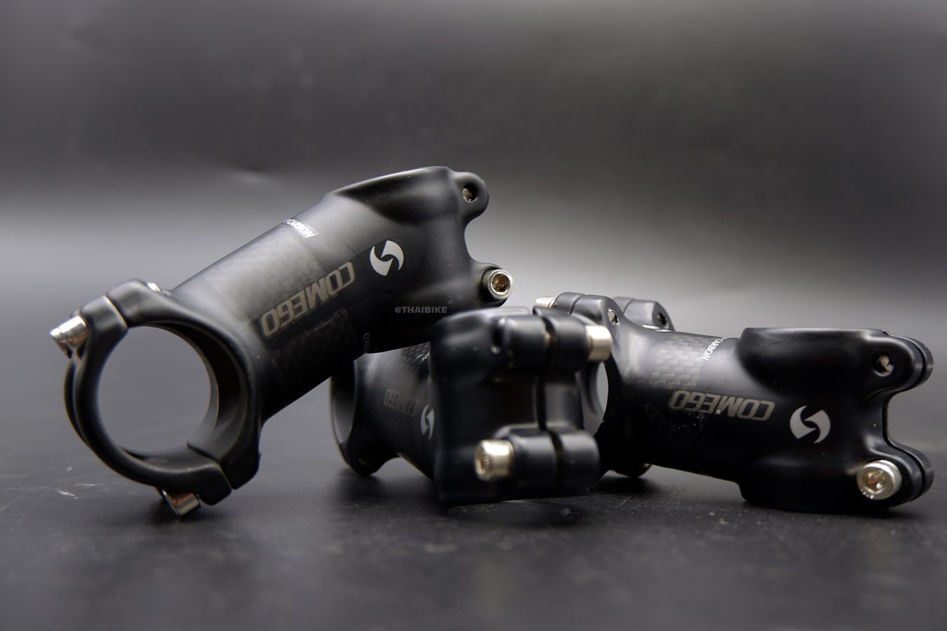 สเต็มจักรยานอลูมิเนียมเคลือบคาร์บอน COMEGO +-17องศา