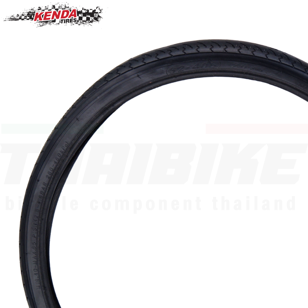 ยางนอกจักรยาน KENDA 20x1.2 (32-406) น้ำหนักเบา 320g สำหรับ BMX และ รถพับขนาด 20นิ้ว ดอกยางเรียบ 40-65 PSI