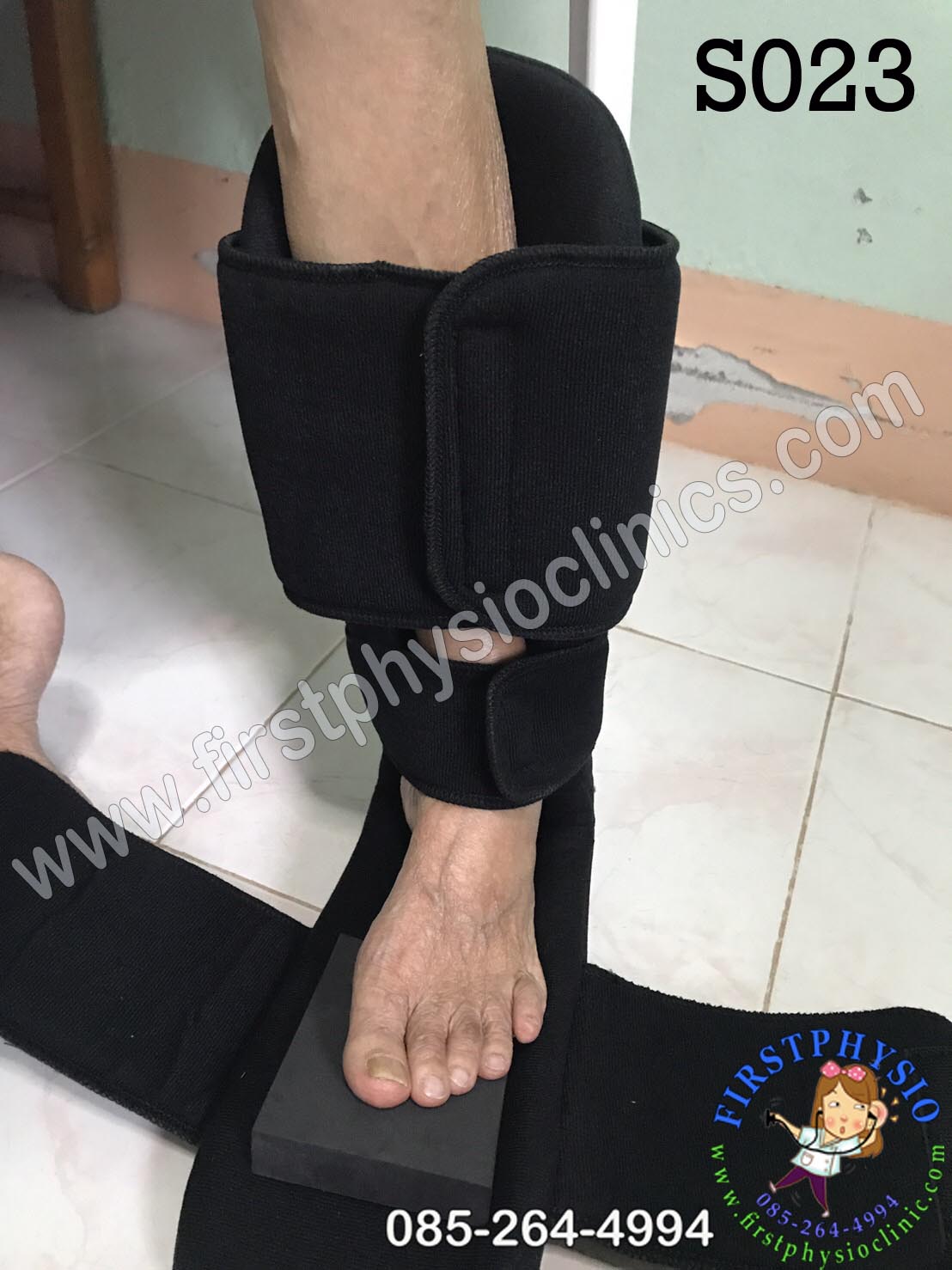 อุปกรณ์ดามกันเท้าตกแบบ 90 องศา อุปกรณ์ดามกันเท้าตก [#1 AFO 90]