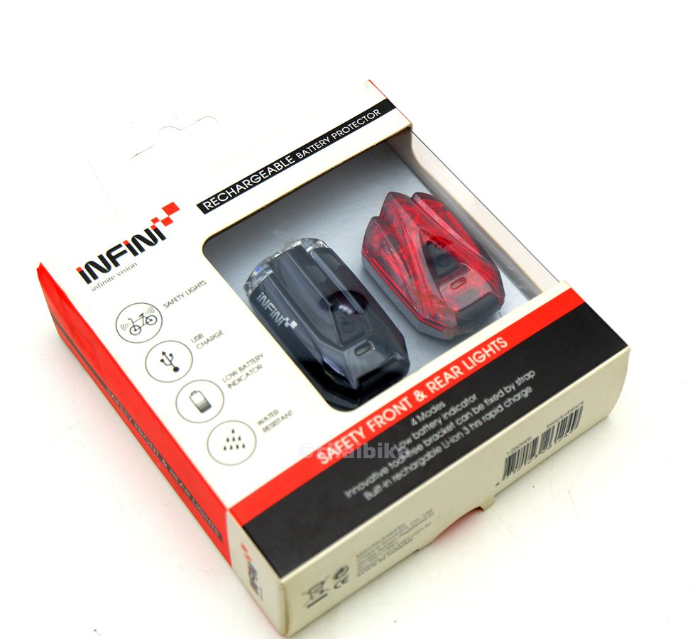 ชุดไฟหน้า ไฟท้ายจักรยาน Infini I-260WR Lava งานไต้หวัน