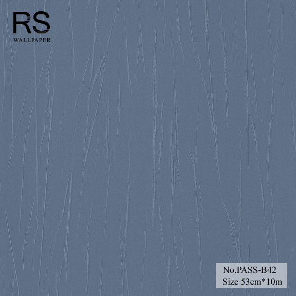 วอลเปเปอร์ สีน้ำเงินเทกเจอร์เส้น No.PASS-B42