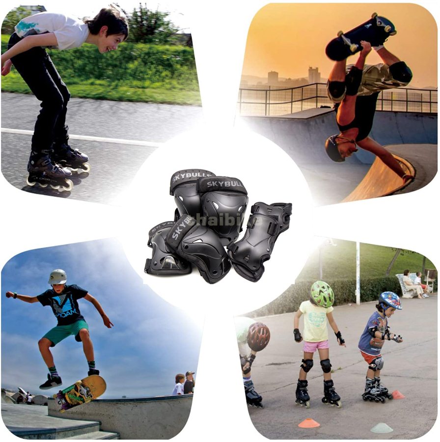 อุปกรณ์ป้องกันเข่า ศอก สำหรับผู้ใหญ่ จักรยาน สเก็ตบอร์ด SURFBOARD ยี่ห้อ SKY BULLS