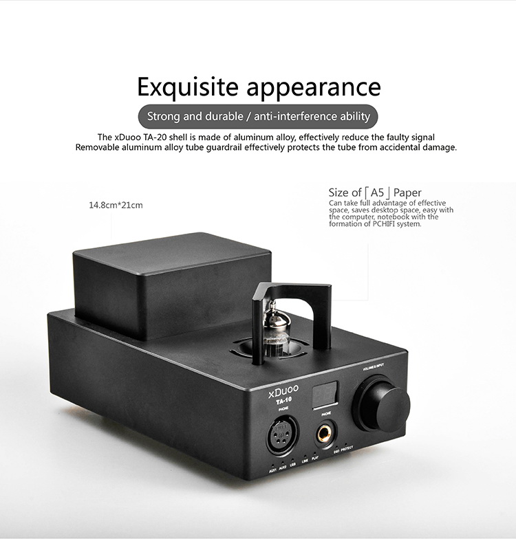 ขาย xDuoo TA-10 แอมป์หูฟังกำลังขับสูงชิพ XMOS AK4490 รองรับ USB DSD DAC Balanced
