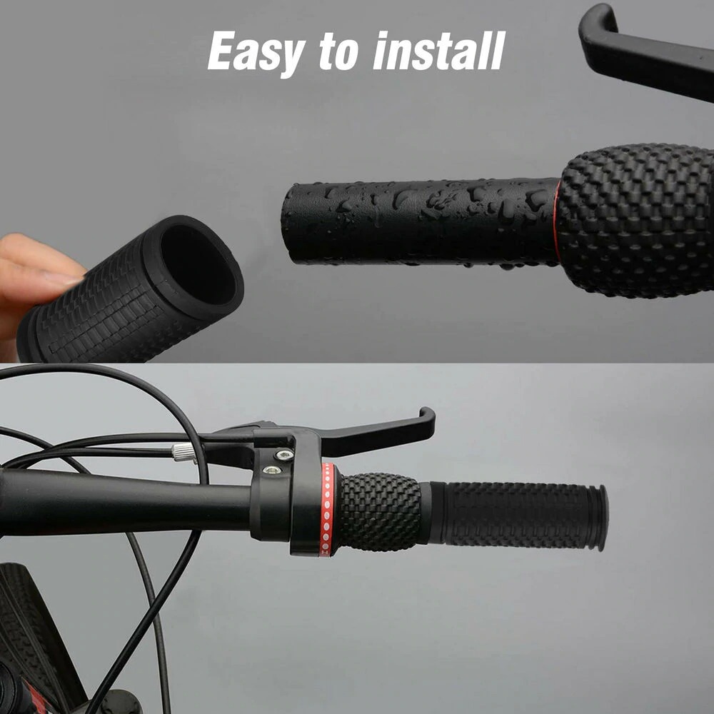 มือเกียร์จักรยานแบบเกียร์บิด ซ้าย ขวา Gear Grip Shift Levers ไม่มี index
