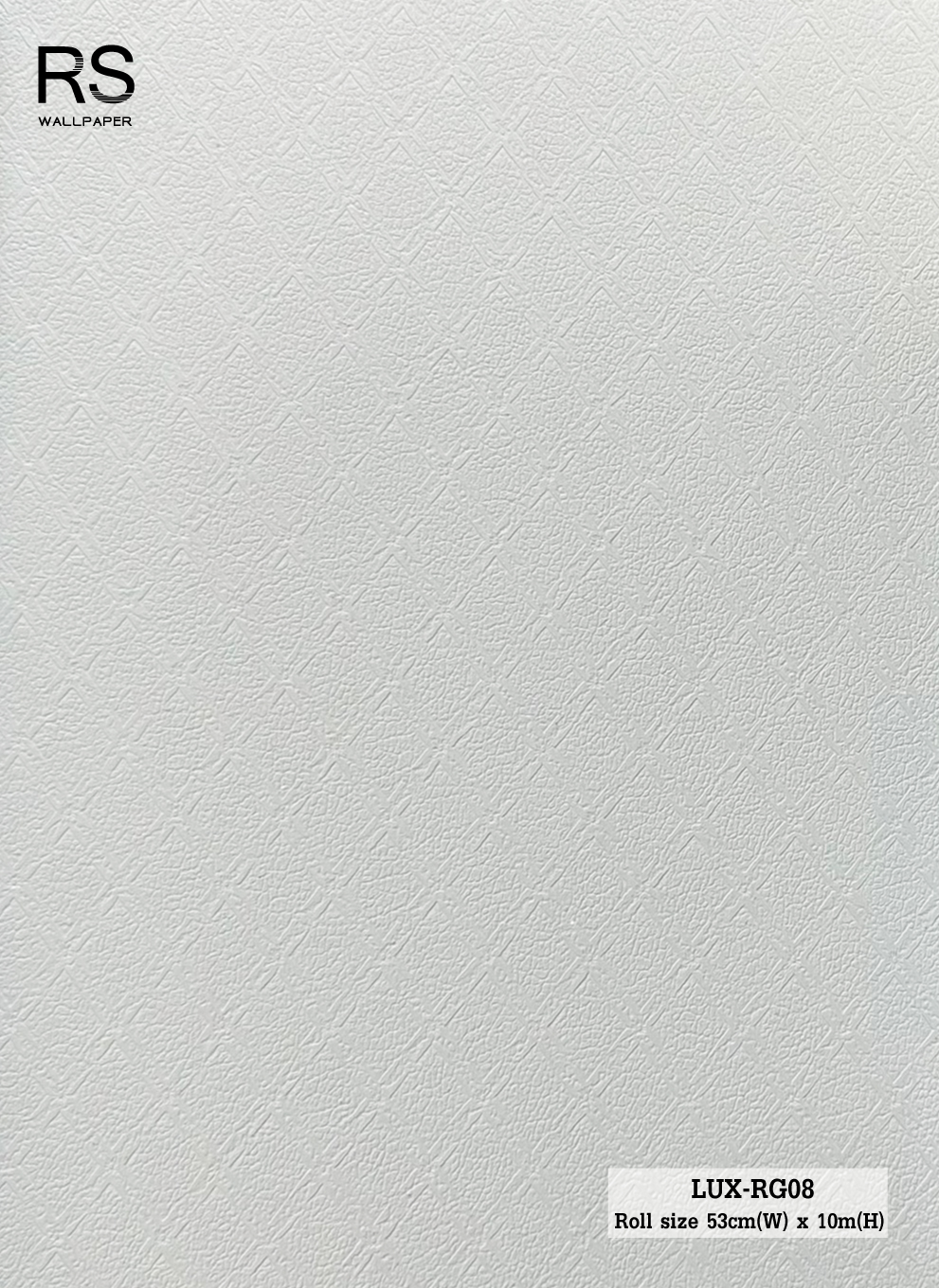วอลเปเปอร์ลายบุหนัง สีขาว LUX-RG08