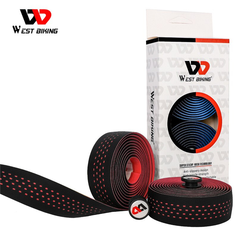 ผ้าพันแฮนด์จักรยานเสือหมอบ 2TONE WESTBIKING 039 PU + EVA