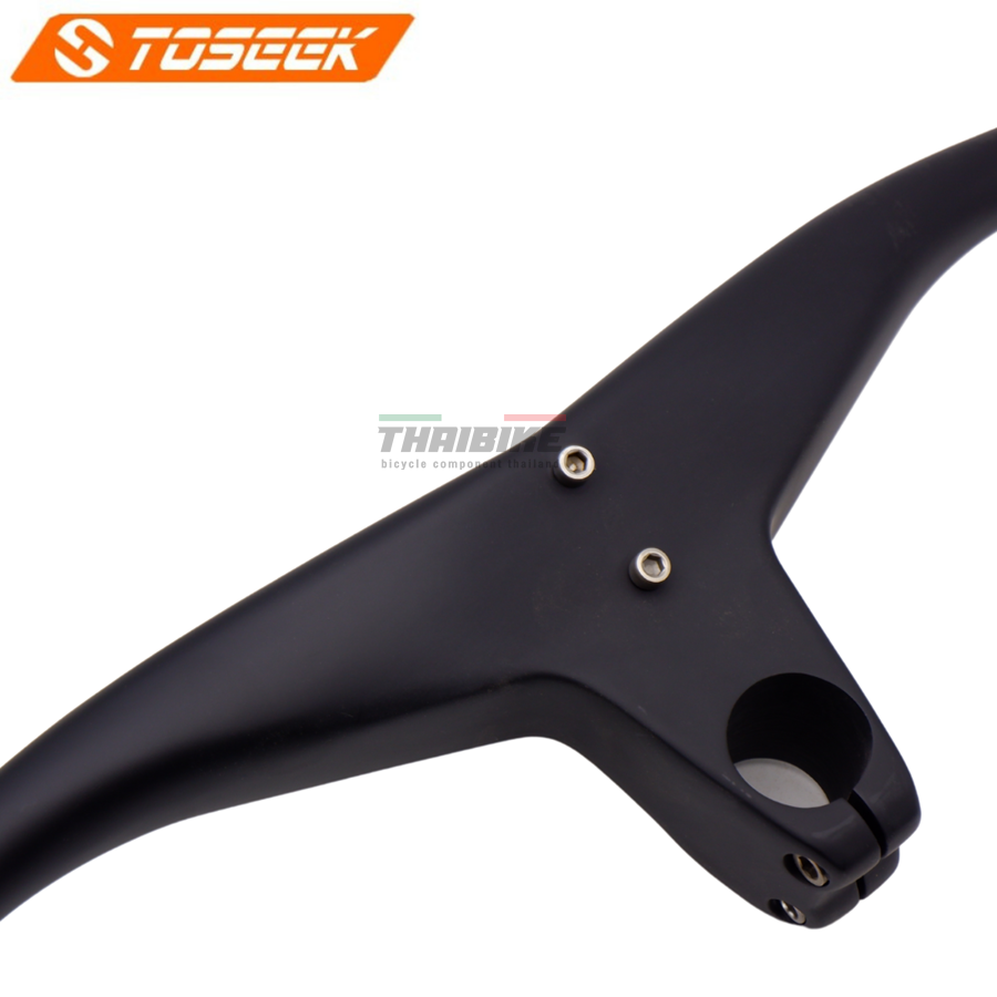 แฮนด์จักรยานเสือภูเขาคาร์บอนแบบอินทริเกต TOSEEK mountain bike carbon fiber