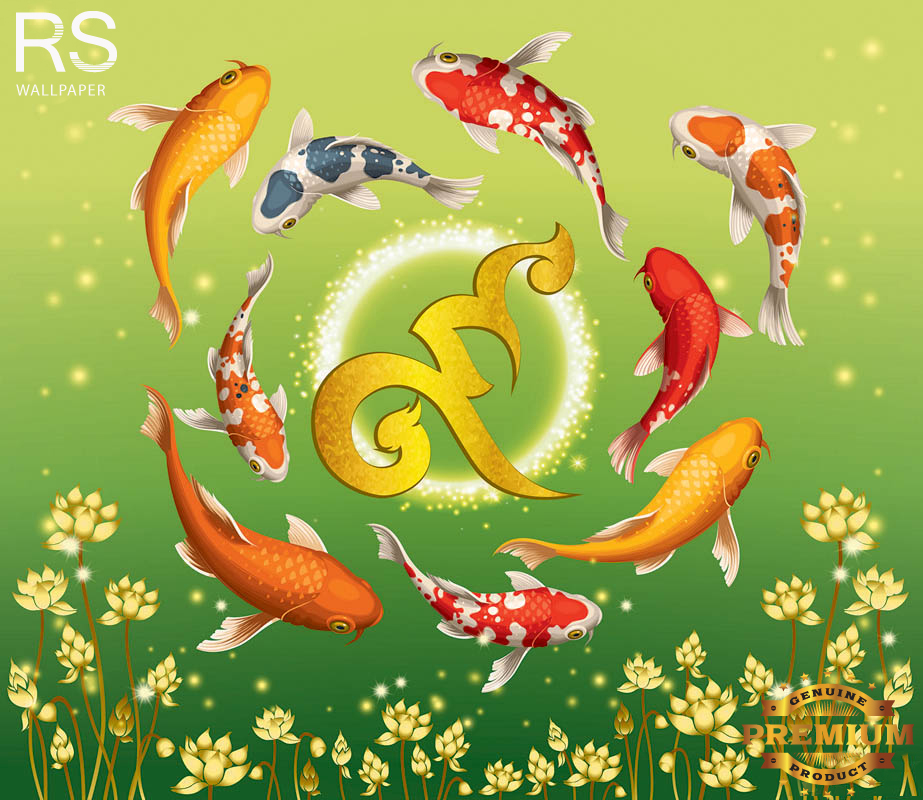 วอลเปเปอร์ ภาพฮวงจุ้ย ปลาคราฟ J-PREMIUM(สั่งผลิต)