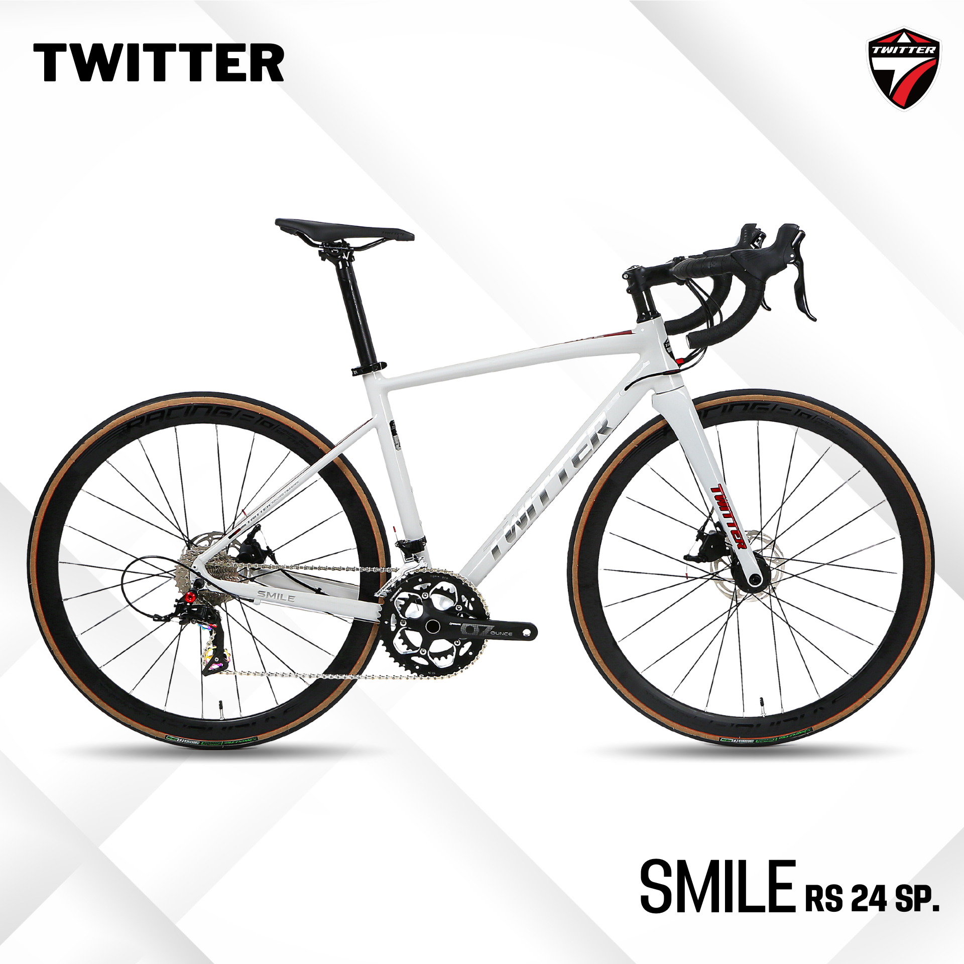 จักรยานเสือหมอบ อลูเบา TWITER รุ่น SMILE SHIMANO CLARIS(2023)/RS24SPD