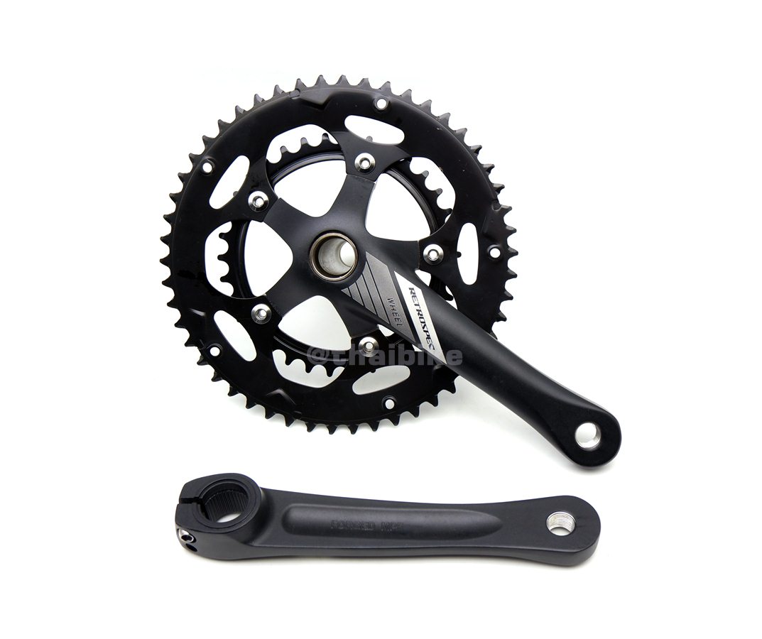 ชุดขาจานจักรยานกะโหลกกลวง RETROSPEC ขนาด 50-34T ขายาว 170มม.