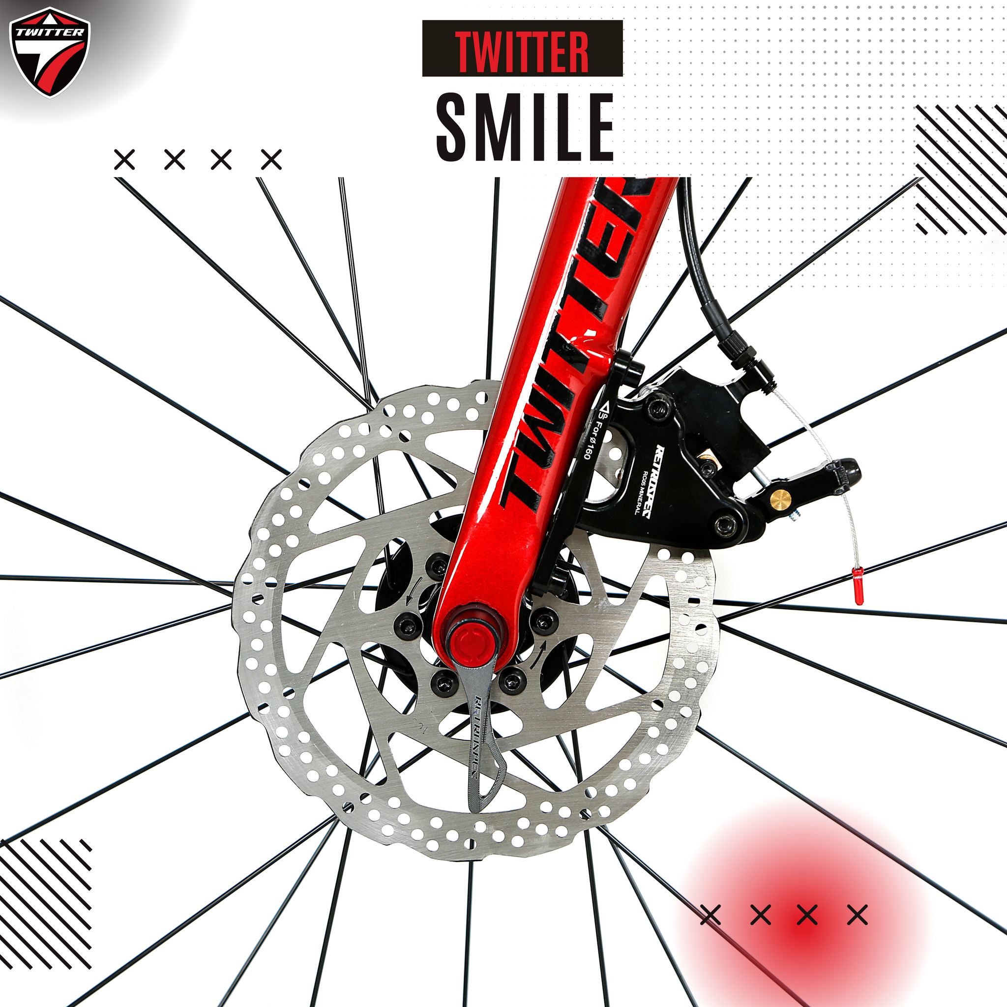 จักรยานเสือหมอบ อลูเบา TWITER รุ่น SMILE SHIMANO CLARIS(2023)/RS24SPD