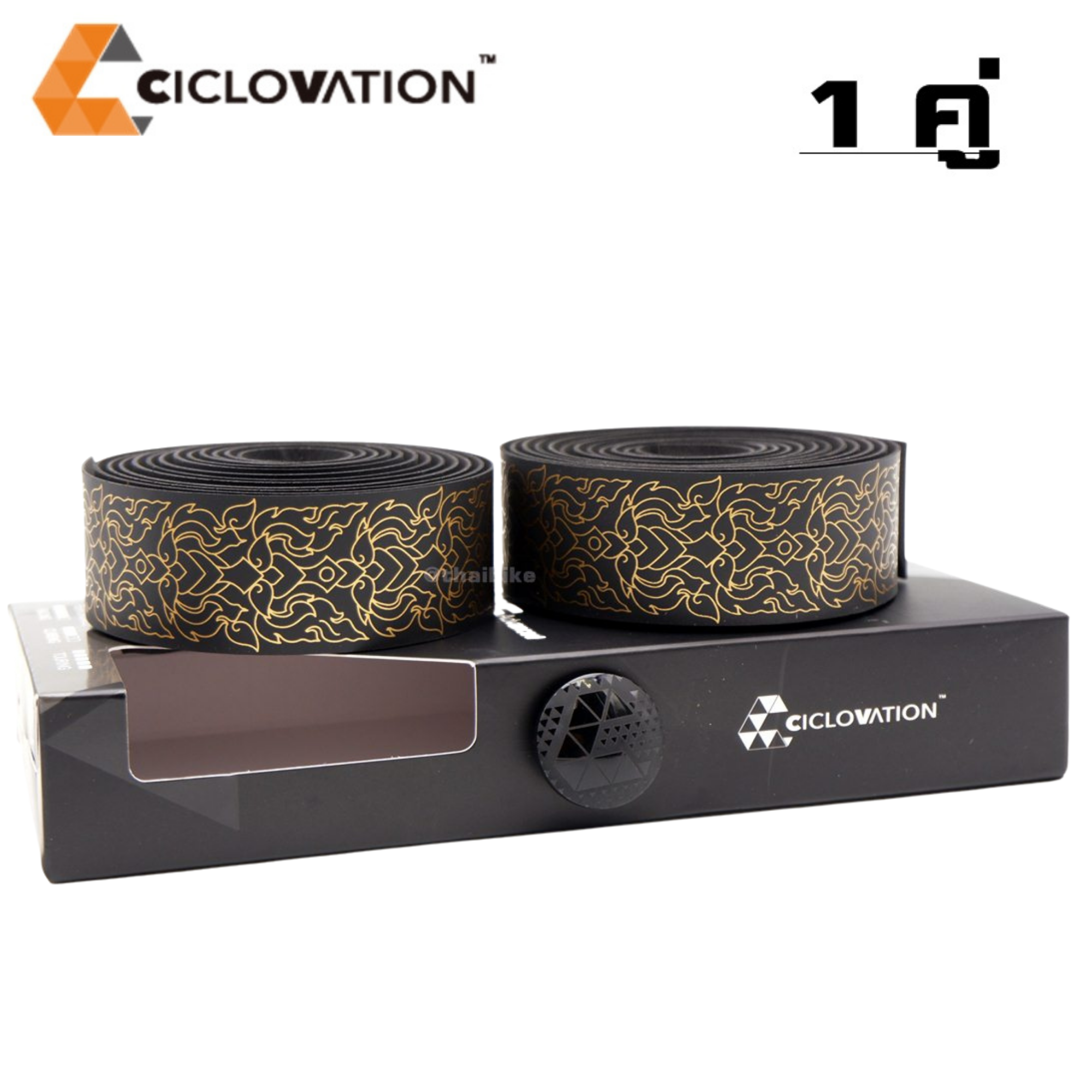 ผ้าพันแฮนด์จักรยาน CICLOVATION Kranok ลายกนกไทย