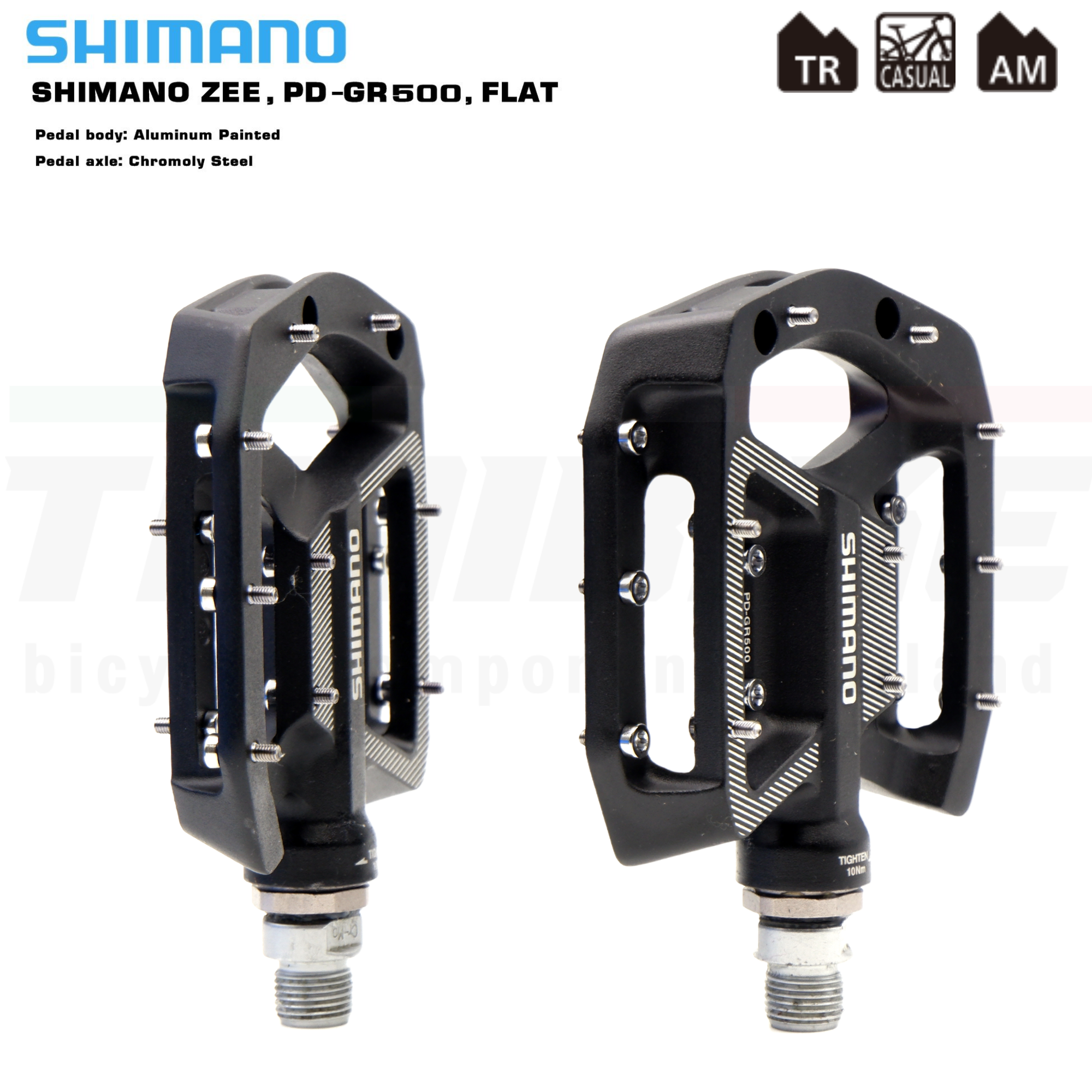 บันใดจักรยานชิมาโน่ SHIMANO ZEE PD-GR500 FLAT ประกันไทย