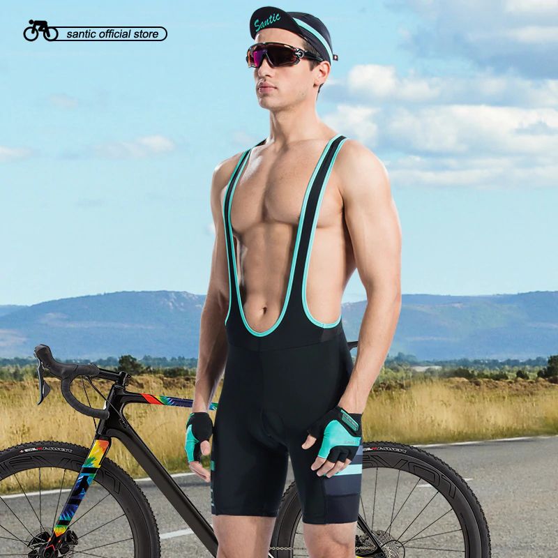 กางเกงเอี้ยมปั่นจักรยาน SANTIC Trisuit c05099 ของแท้