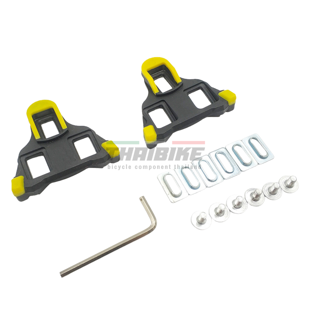 แผ่นคลีตใส่รองเท้าสำหรับเสือหมอบ THIAIIBKE รองรับ SHIMANO แบบแยกองศา