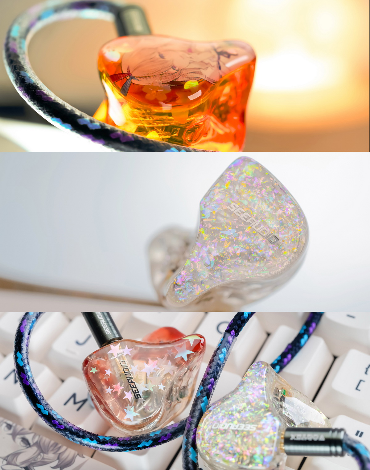 [PreOrder] Seeaudio Hakuya หูฟัง IEMs Hybrid 14 ไดรเวอร์ 10BA+4EST ประกันศูนย์ไทย