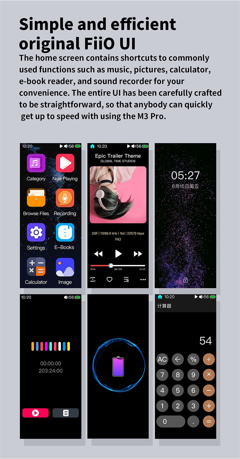 ขาย FiiO M3 Pro DAP พกพารองรับ lossless , Hi-Res , Touchscreen , บันทึกเสียง , อ่านebook ประกันศูนย์ไทย