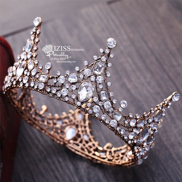 AC031 **รวม10แบบเทียร่าสวยๆ**พรีออเดอร์เทียร่า มงกุฎเพชร ต่างหูและสร้อยคอ ชุดเครื่องประดับเจ้าสาวสวยหรูดุจเจ้าหญิง