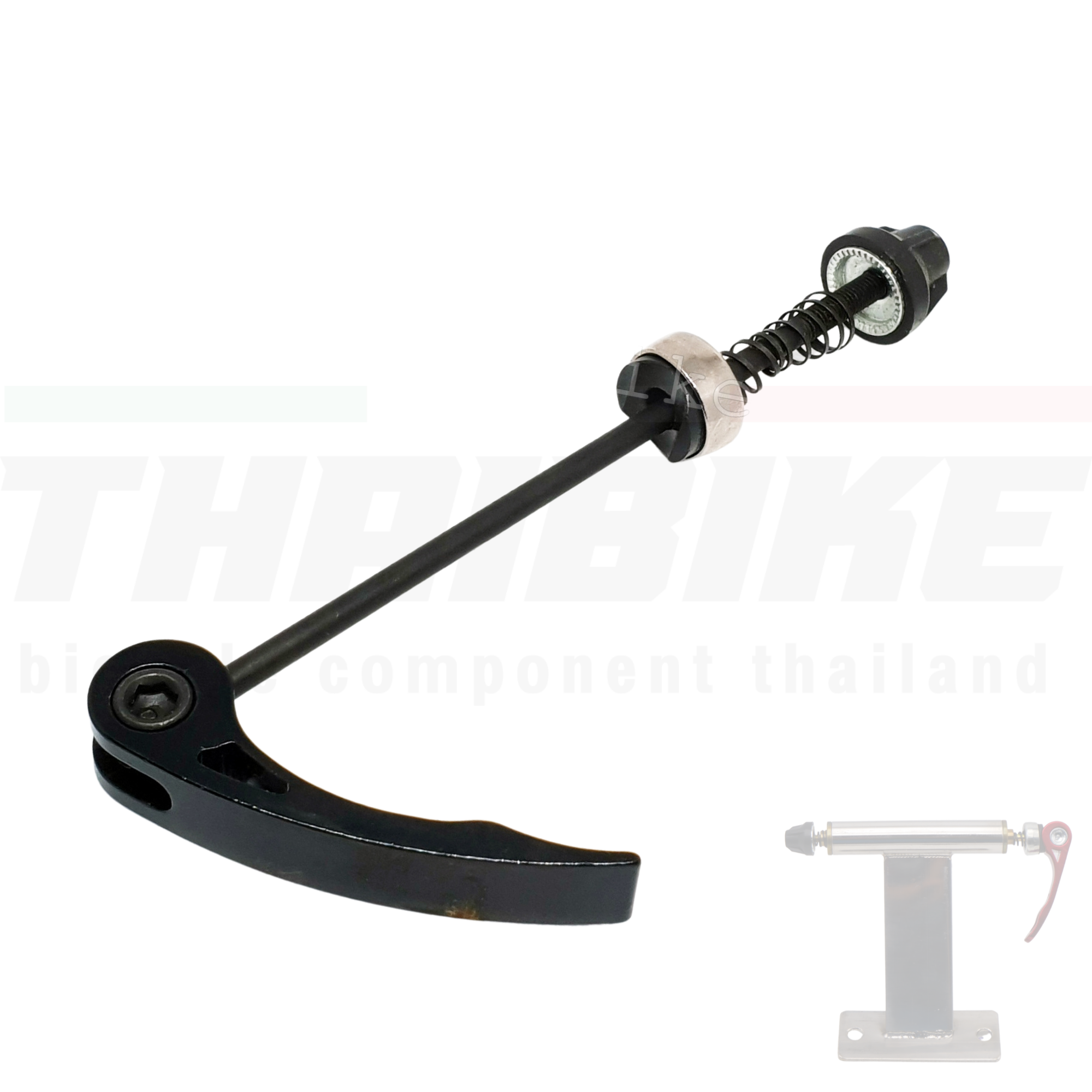 แกนปลดหน้าจักรยานใส่แร็ค แกนปลดเร็ว 9มม. ยาว 130มม.