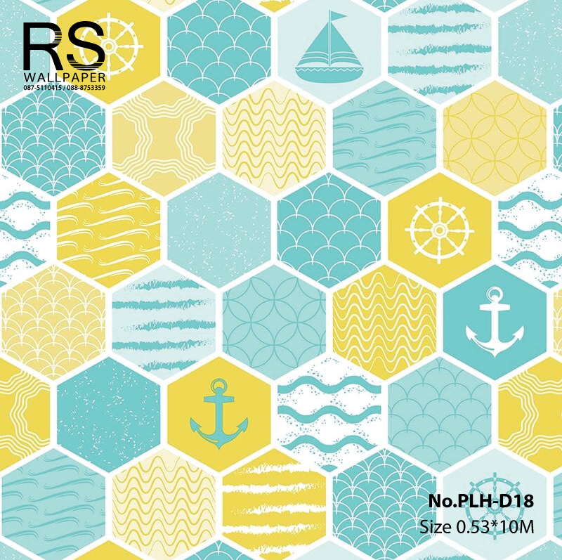 วอลเปเปอร์ ลายน่ารักสีสันสดใส No.PLH-D18