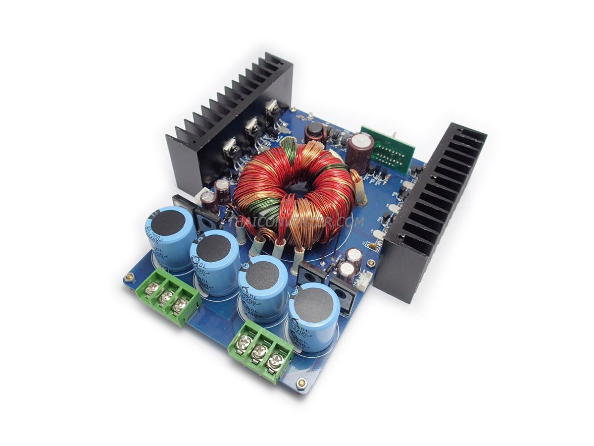 สวิทชิ่งแปลงไฟ บวก-ลบ-กราวด์ ± 60V 2 ช่อง 1200W สำหรับเครื่องเสียงรถยนต์
