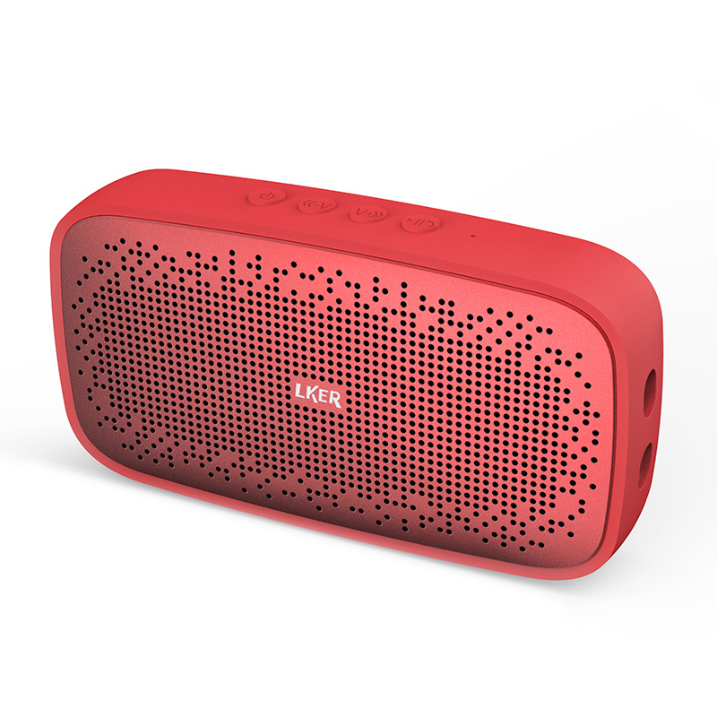LKER LKS1 ลำโพงพกพาไร้สาย กันน้ำได้ รองรับ Bluetooth V4.0 มี 4 สี