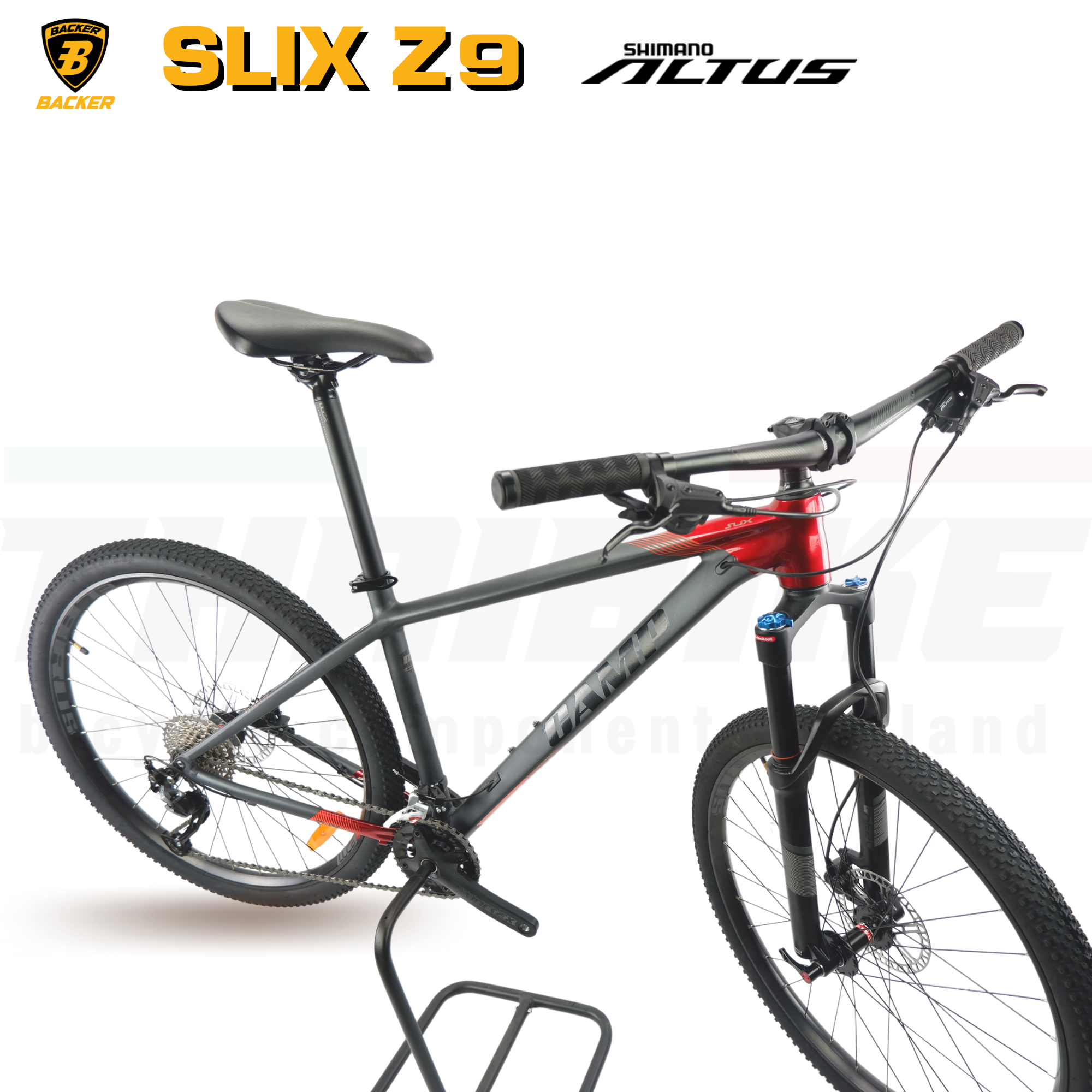 จักรยานเสือภูเขาเฟรม TOP อลูมิเนียมยี่ห้อ CAMP รุ่น SLIX Z9 เกียร์ SHIMANO