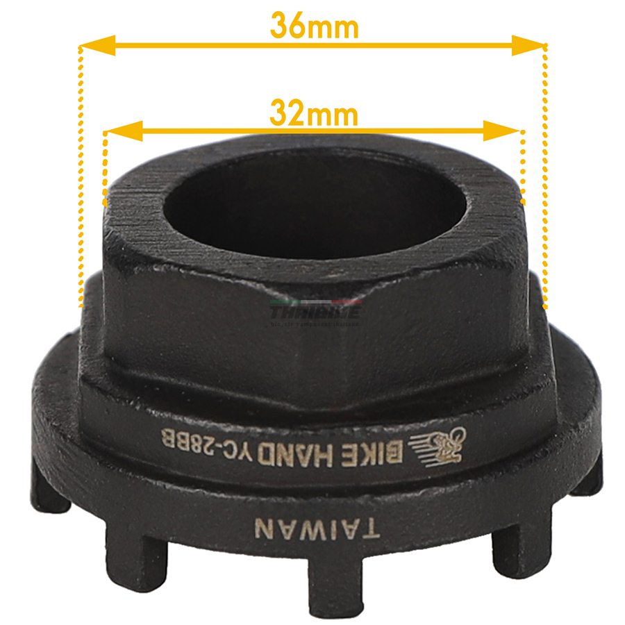 เครื่องมือถอด ใส่ กะโหลกจักรยาน BIKE HAND YC-28BB กะโหลกจีบ